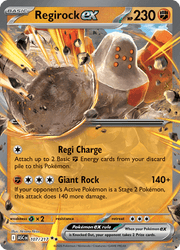 107 Regirock ex - Ascended Hereos