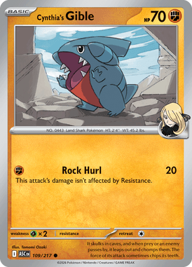 109 Cynthia's Gible - Ascended Hereos