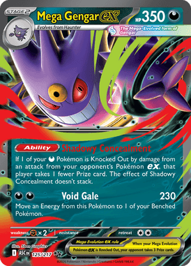 125 Mega Gengar ex - Ascended Hereos