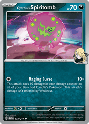 133 Cynthia's Spiritomb - Ascended Hereos