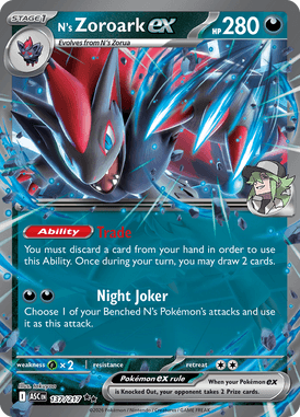 137 N's Zoroark ex - Ascended Hereos