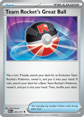 205 Team Rocket's Great Ball - Ascended Hereos