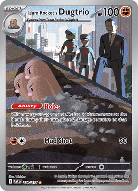 239 Team Rocket's Dugtrio - Ascended Heros