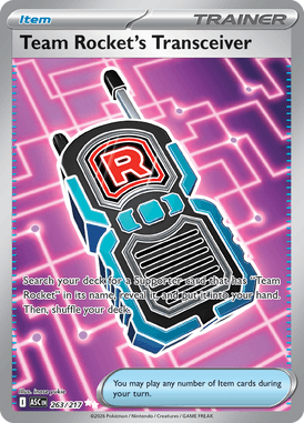 263 Team Rocket's Transceiver - Ascended Heros