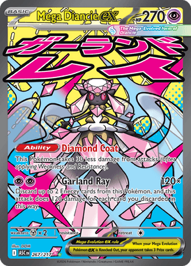 267 Mega Diancie ex - Ascended Hereos