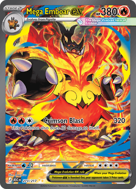 273 Mega Emboar ex - Ascended Heros
