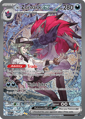 286 N's Zoroark ex - Ascended Heros