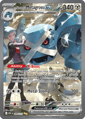 289 Steven's Metagross ex - Ascended Heros