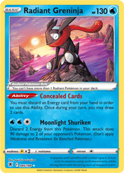 046 Radiant Greninja - Astral Radiance