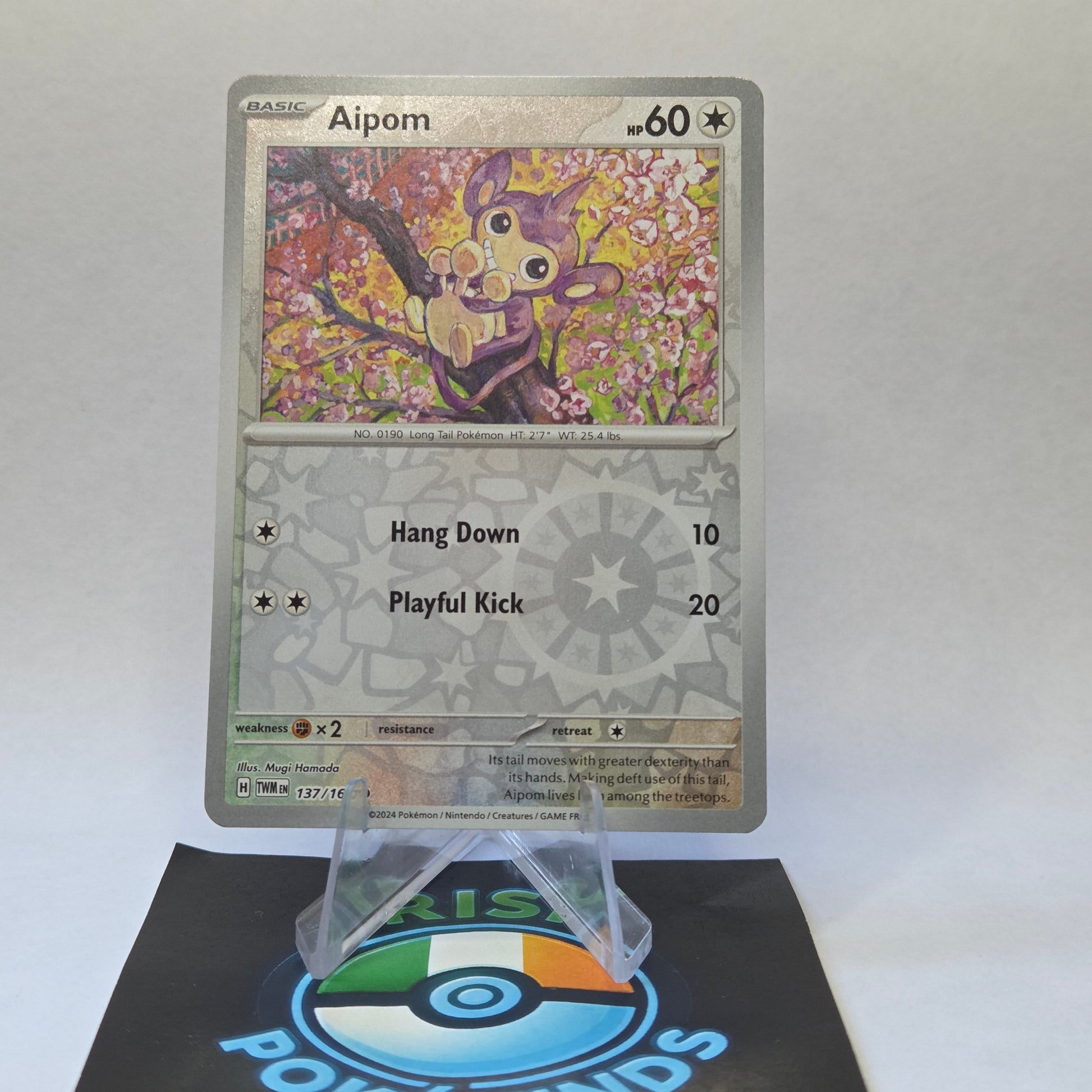 Aipom #137 - Twilight Masquerade Front