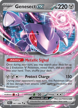 067 Genesect ex - Black Bolt