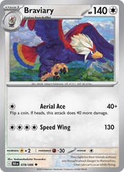 078 Braviary - Black Bolt