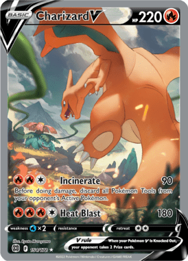 Charizard V – Brilliant Stars BRS 154