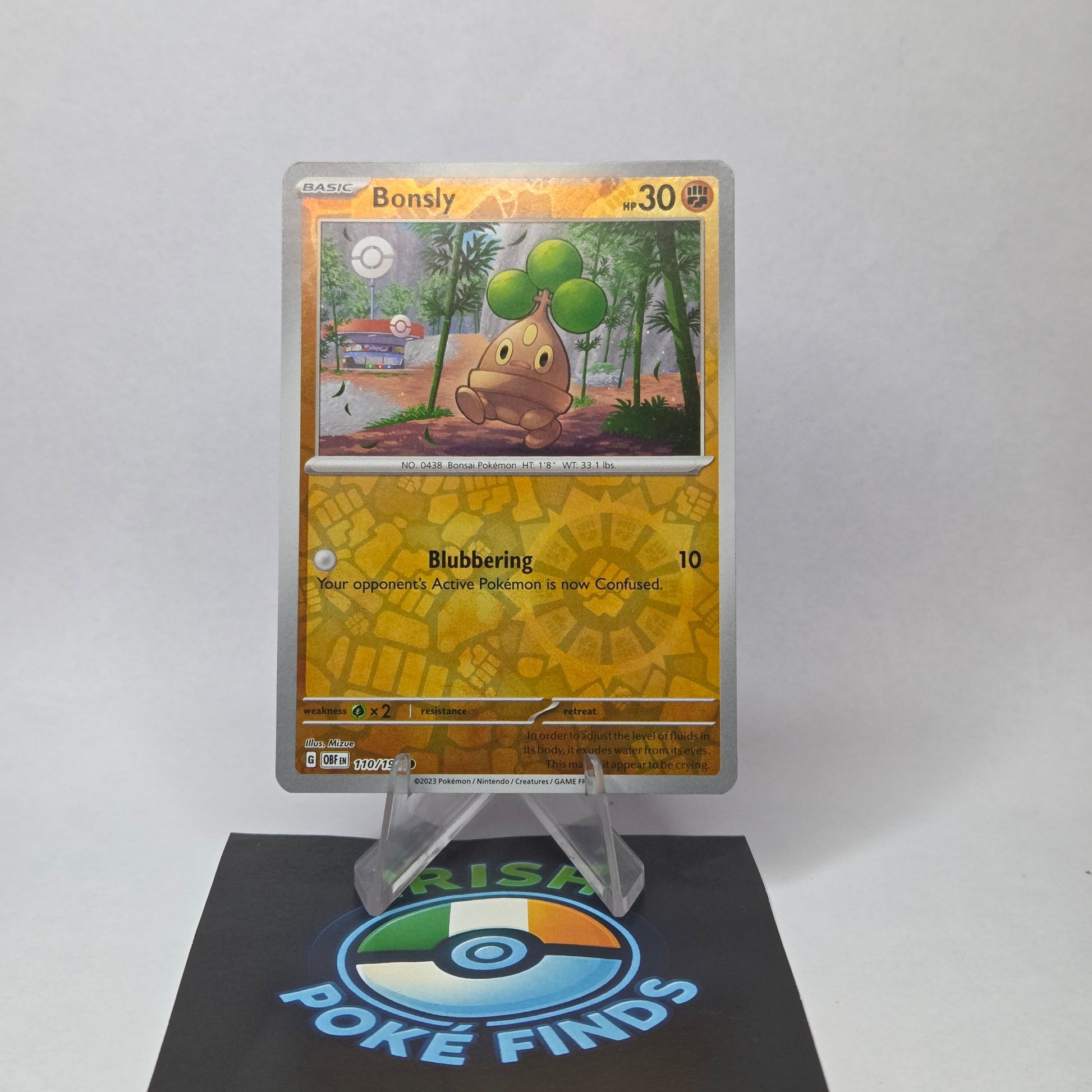 Bonsly #110 - Obsidian Flames