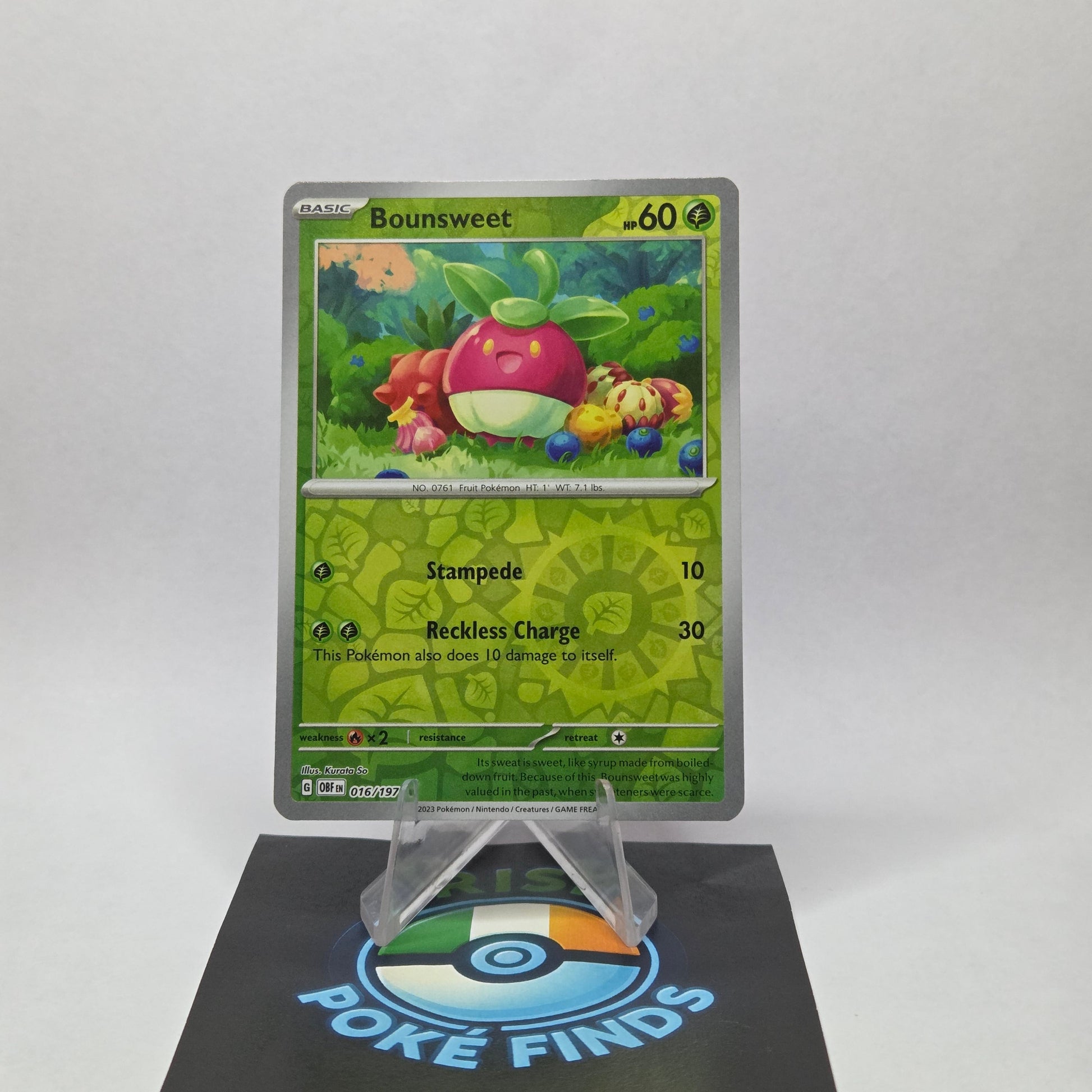 Bounsweet #016 - Obsidian Flames