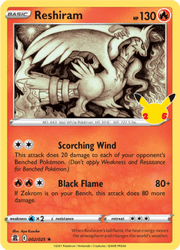 002 Reshiram - Celebrations