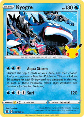 003 Kyogre - Celebrations