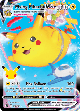 007 Flying Pikachu VMAX - Celebrations