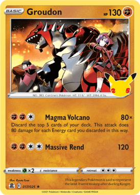 017 Groudon - Celebrations