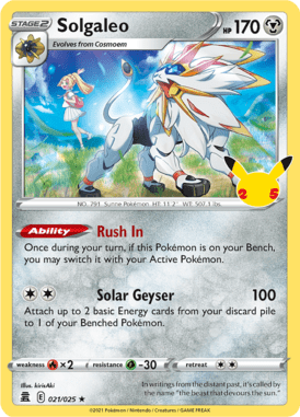 021 Solgaleo - Celebrations