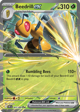 3 Beedrill ex – Chaos Rising