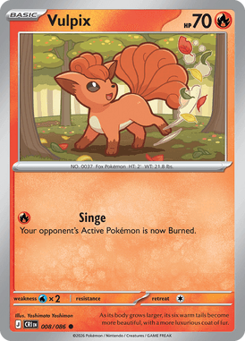 008 Vulpix - Chaos Rising