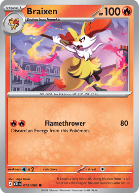12 Braixen – Chaos Rising