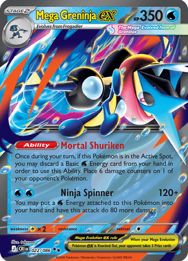22 Mega Greninja ex – Chaos Rising