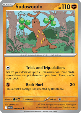 43 Sudowoodo – Chaos Rising