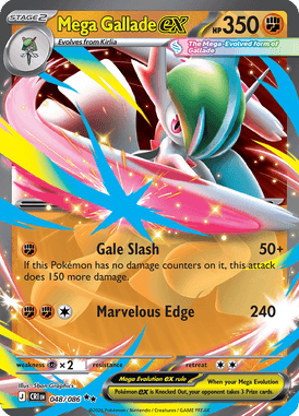 48 Mega Gallade ex – Chaos Rising