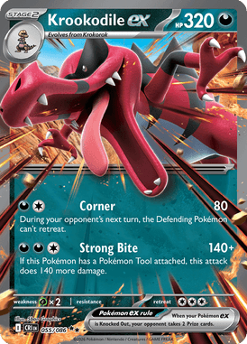 55 Krookodile ex – Chaos Rising