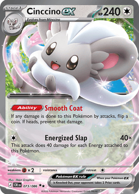 73 Cinccino ex – Chaos Rising