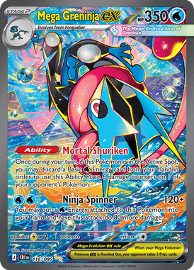 116 Mega Greninja ex – Chaos Rising