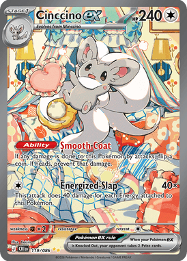 119 Cinccino ex – Chaos Rising