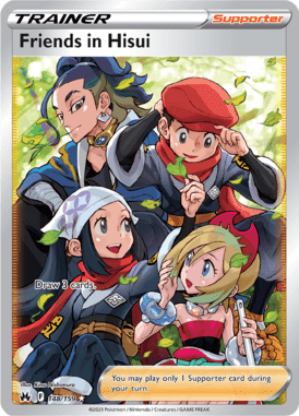 148 Friends in Hisui Supporter – Crown Zenith