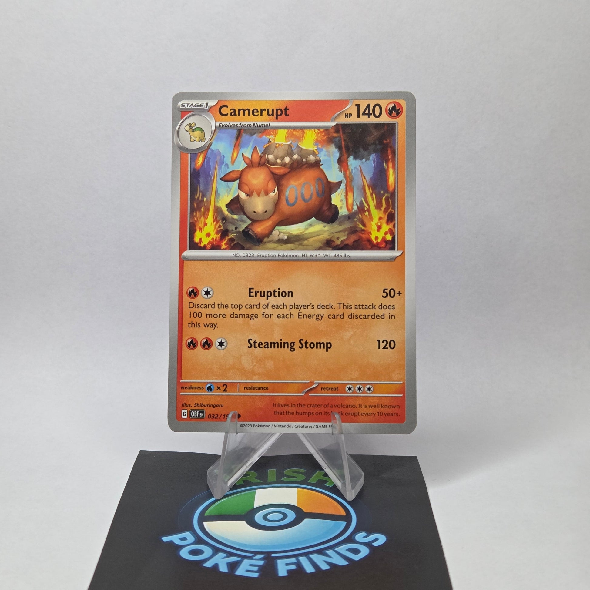 Camerupt #032 - Obsidian Flames