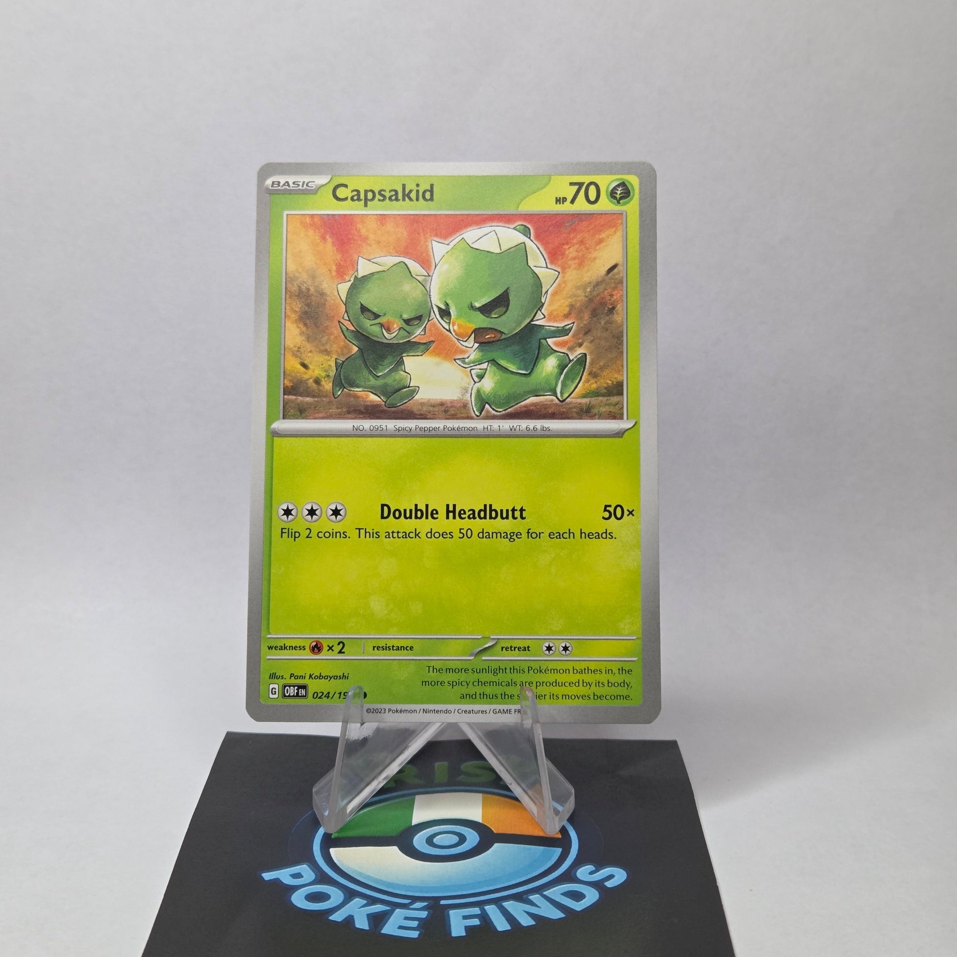 Capsakid #024 - Obsidian Flames