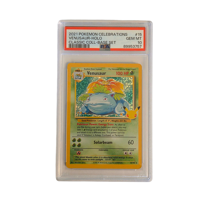 2021 Venusaur Holo Celebrations 25th Anniversary - PSA 10