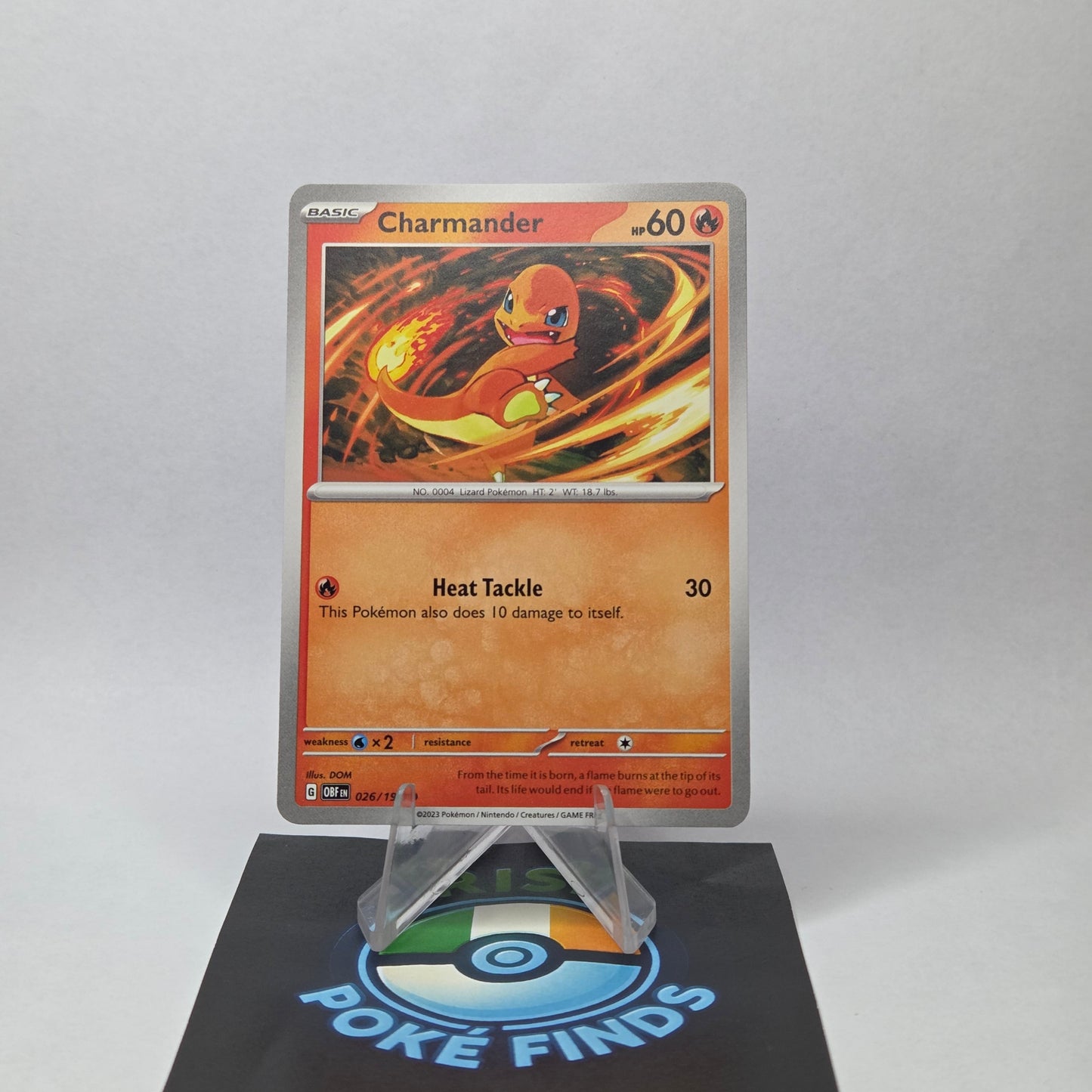Charmander #026 - Obsidian Flames
