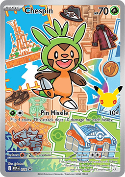 Chespin – Mega Evolution Promo Card MEP 058