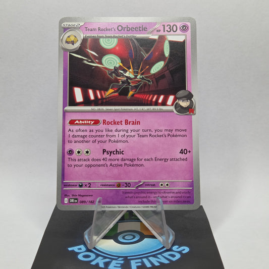 Team Rocket's Orbeetle #089 - Destined Rivals