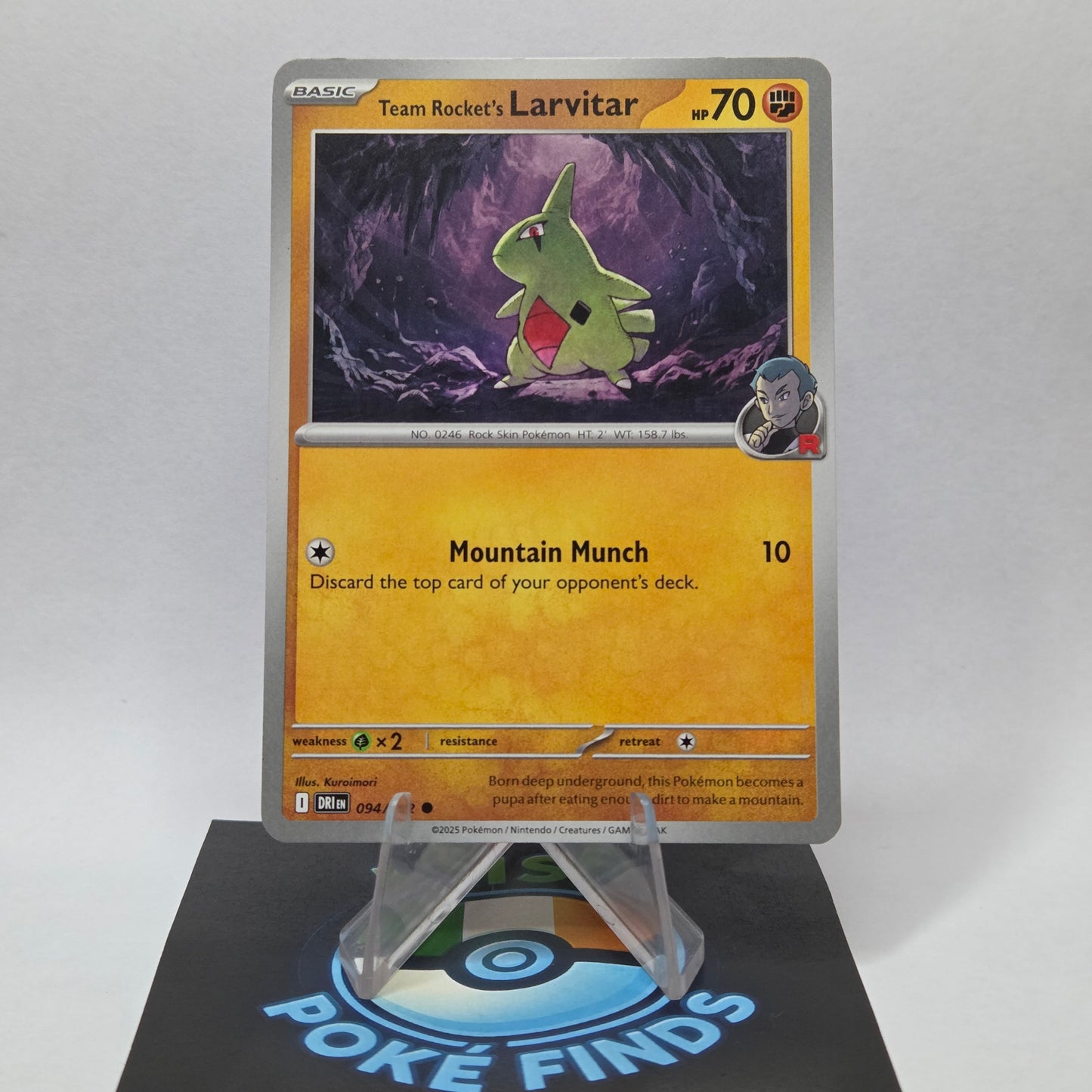 Team Rocket's Larvitar #094 - Destined Rivals