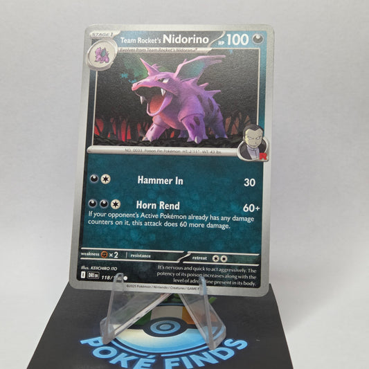 Team Rocket's Nidorino #118 - Destined Rivals