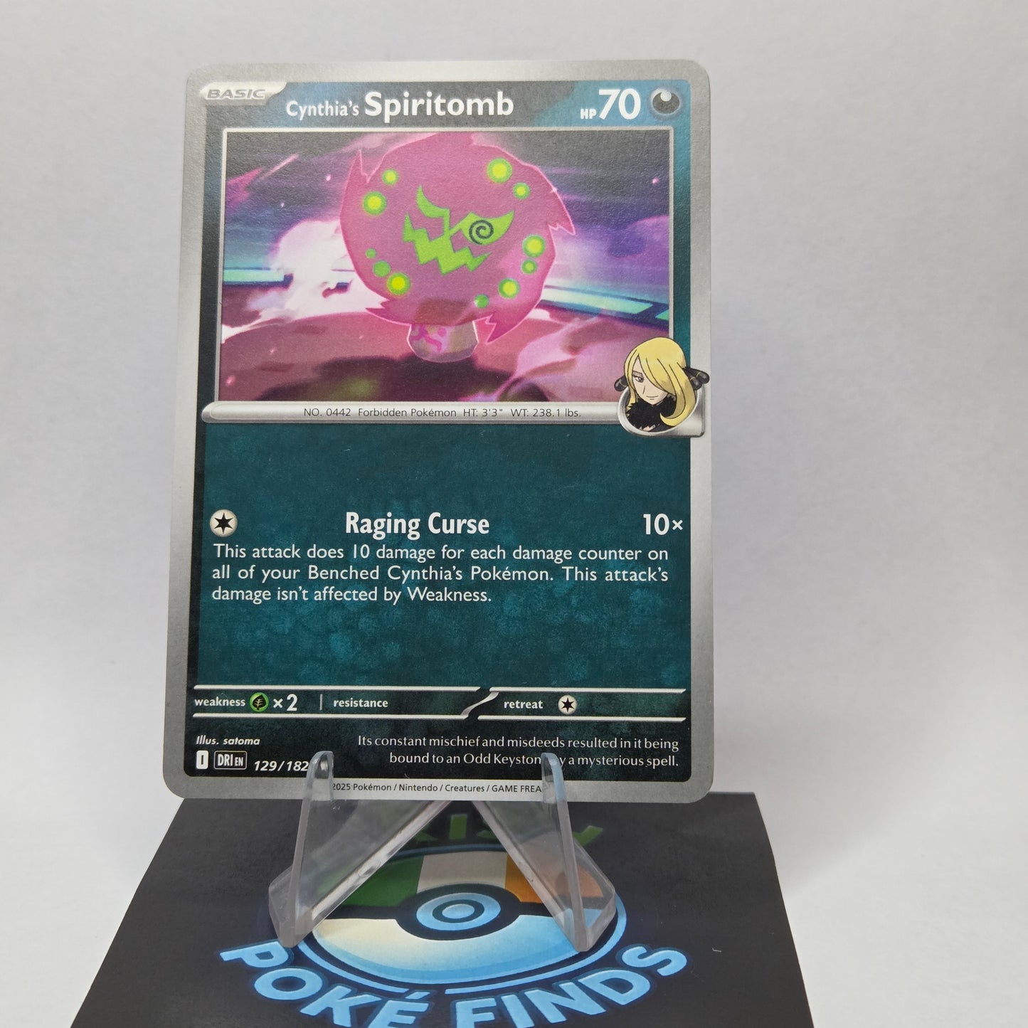 Cynthia's Spiritomb #129 - Destined Rivals