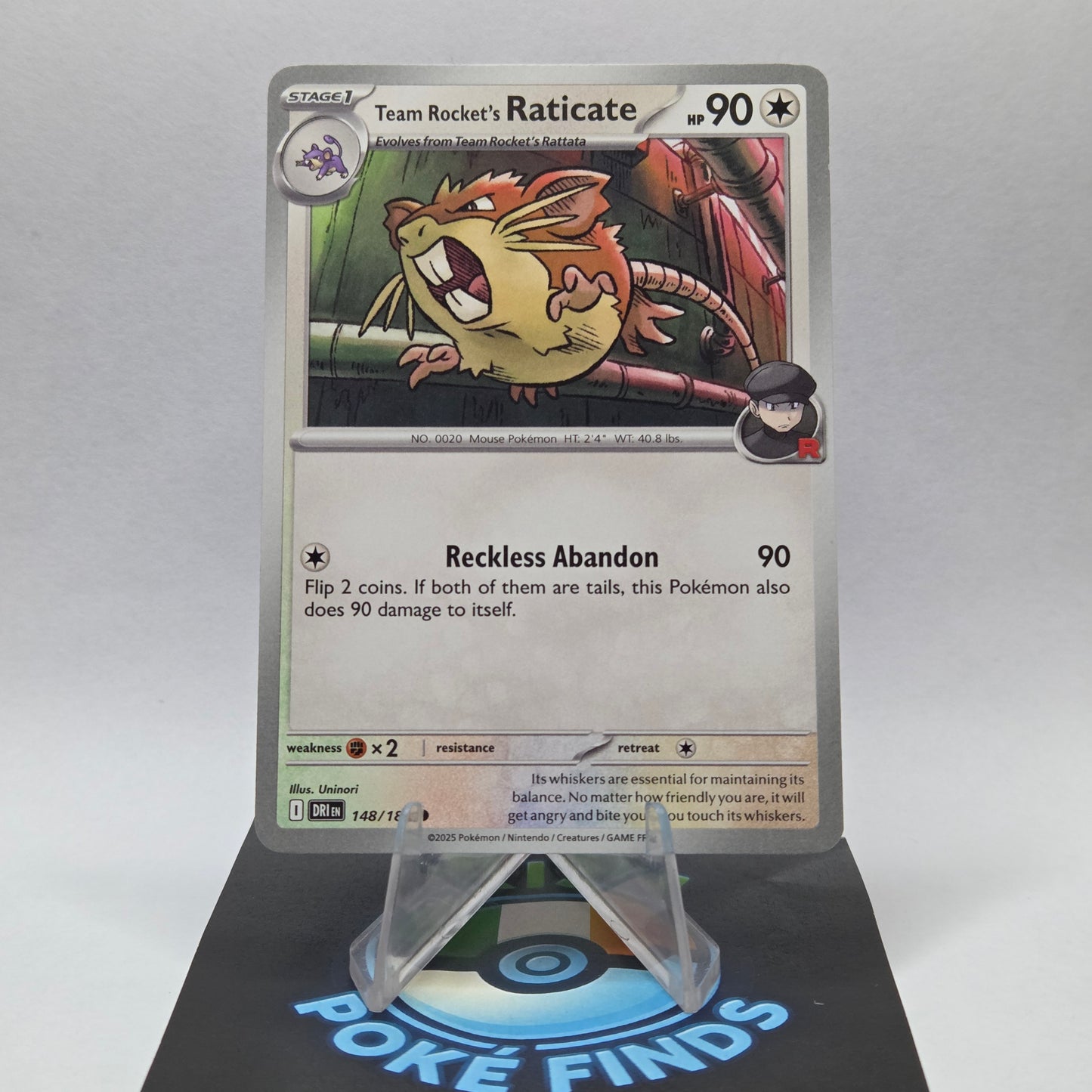 Team Rocket's Raticate #148 - Destined Rivals