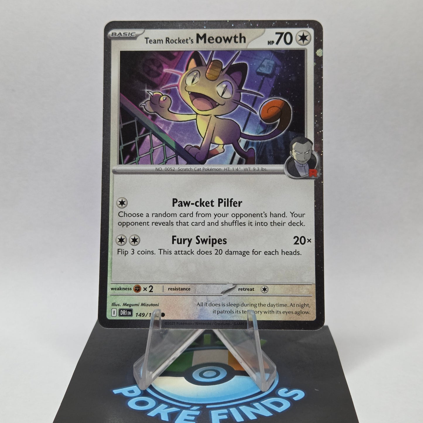 Team Rocket's Meowth #149 - Destined Rivals