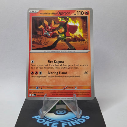 Hearthflame Mask Ogerpon #044 - Destined Rivals