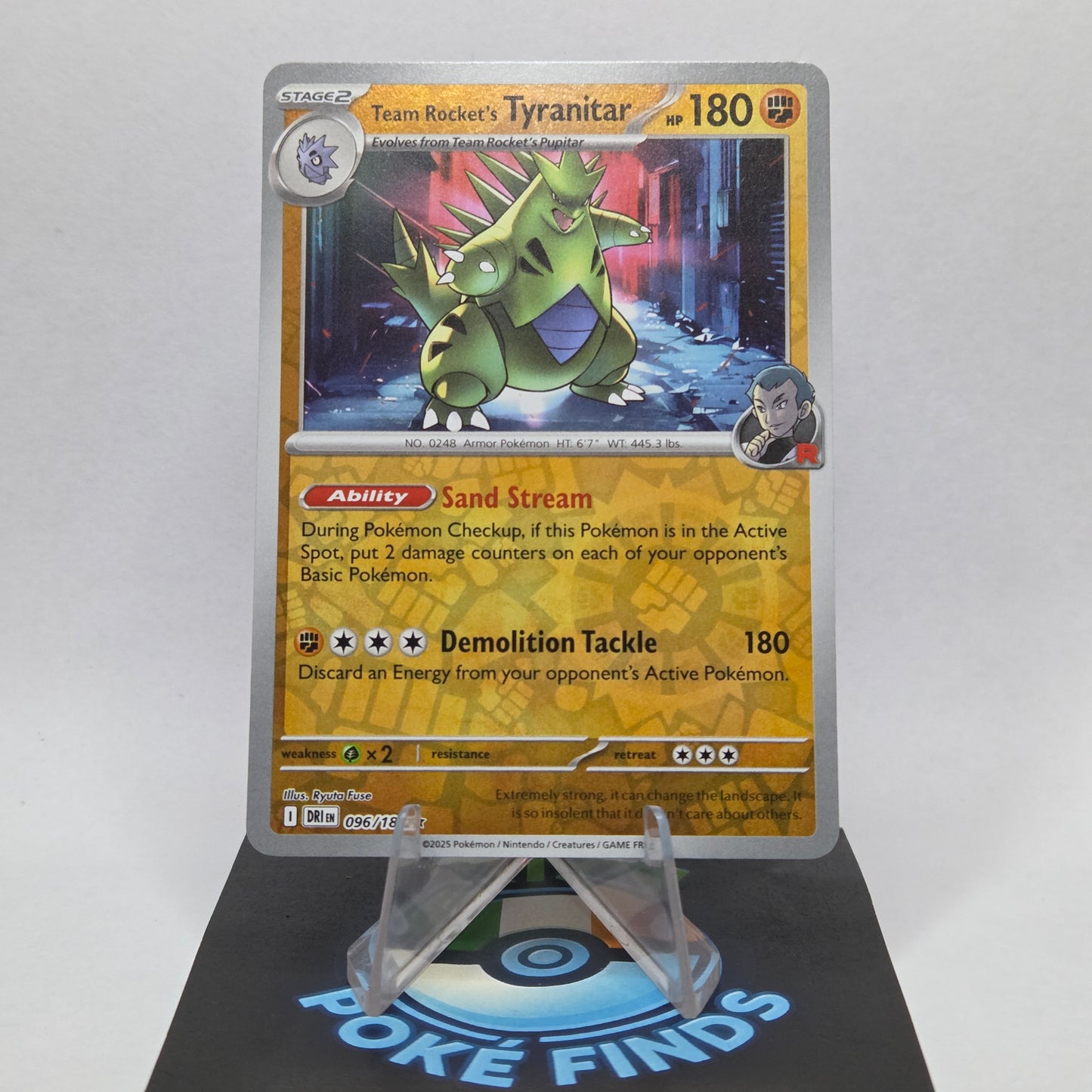 Team Rocket's Tyranitar #096 - Destined Rivals