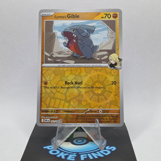 Cynthia's Gible #102 - Destined Rivals