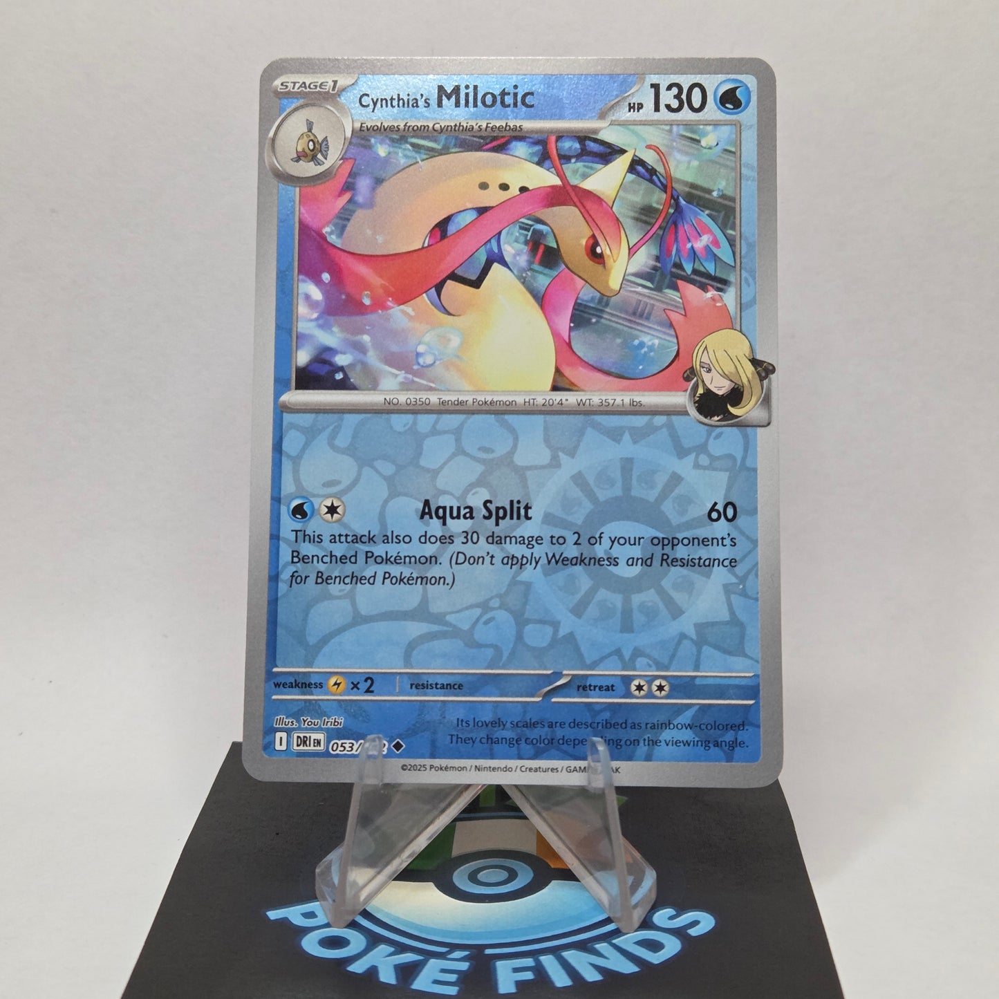 Cynthia's Milotic #053 - Destined Rivals